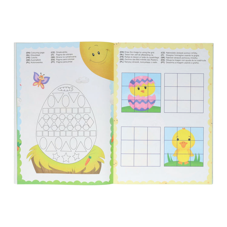 Gana Holanda Colorbook Pascua + pegatinas