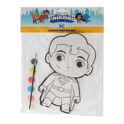 Wins Holland canvas painting DC Comics - Superman - including brush and 6 paint colors