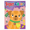 Boek specials nederland bv super kleurboek a4, 192 pag 4 ass (12 st