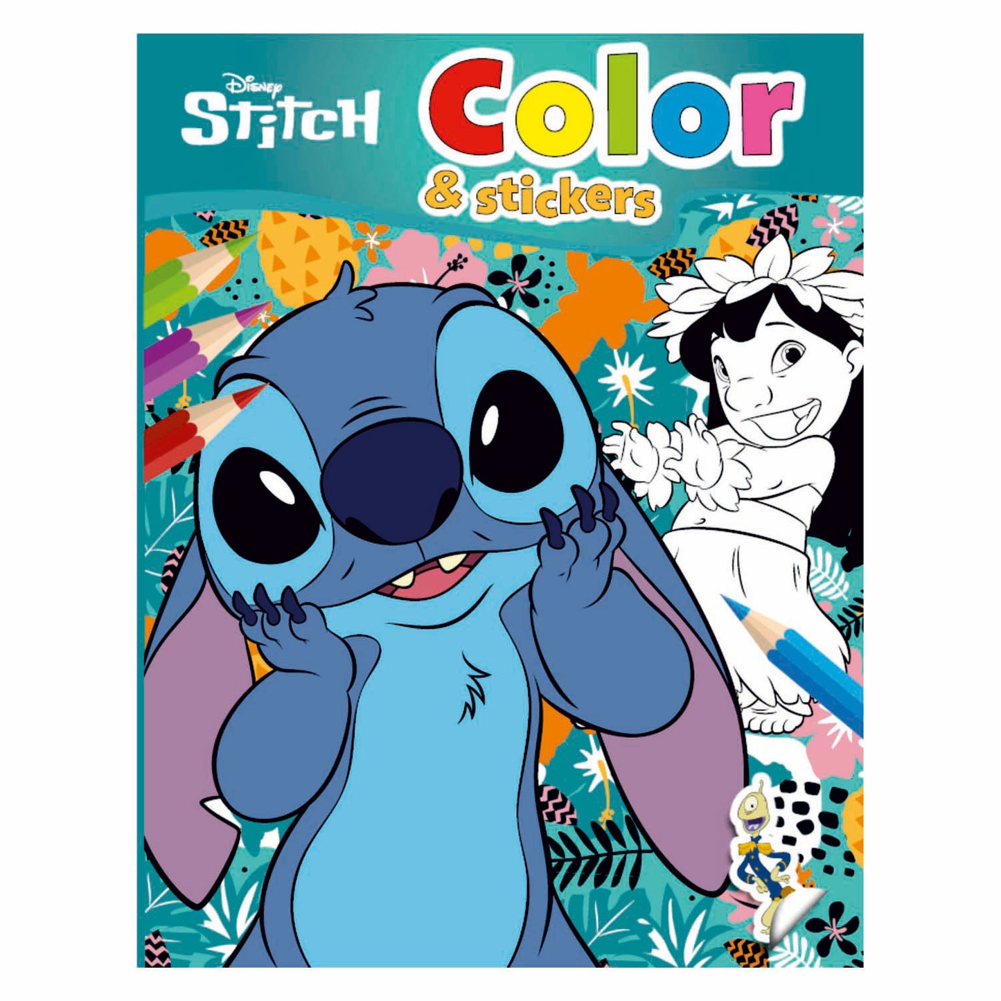 Libros especiales Países Bajos bv stitch libro para colorear y pegatinas