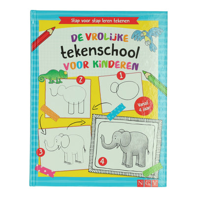 Gana Holanda la alegre escuela de dibujo para niños - paso a paso