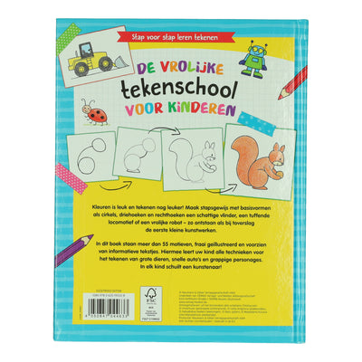 Gana Holanda la alegre escuela de dibujo para niños - paso a paso