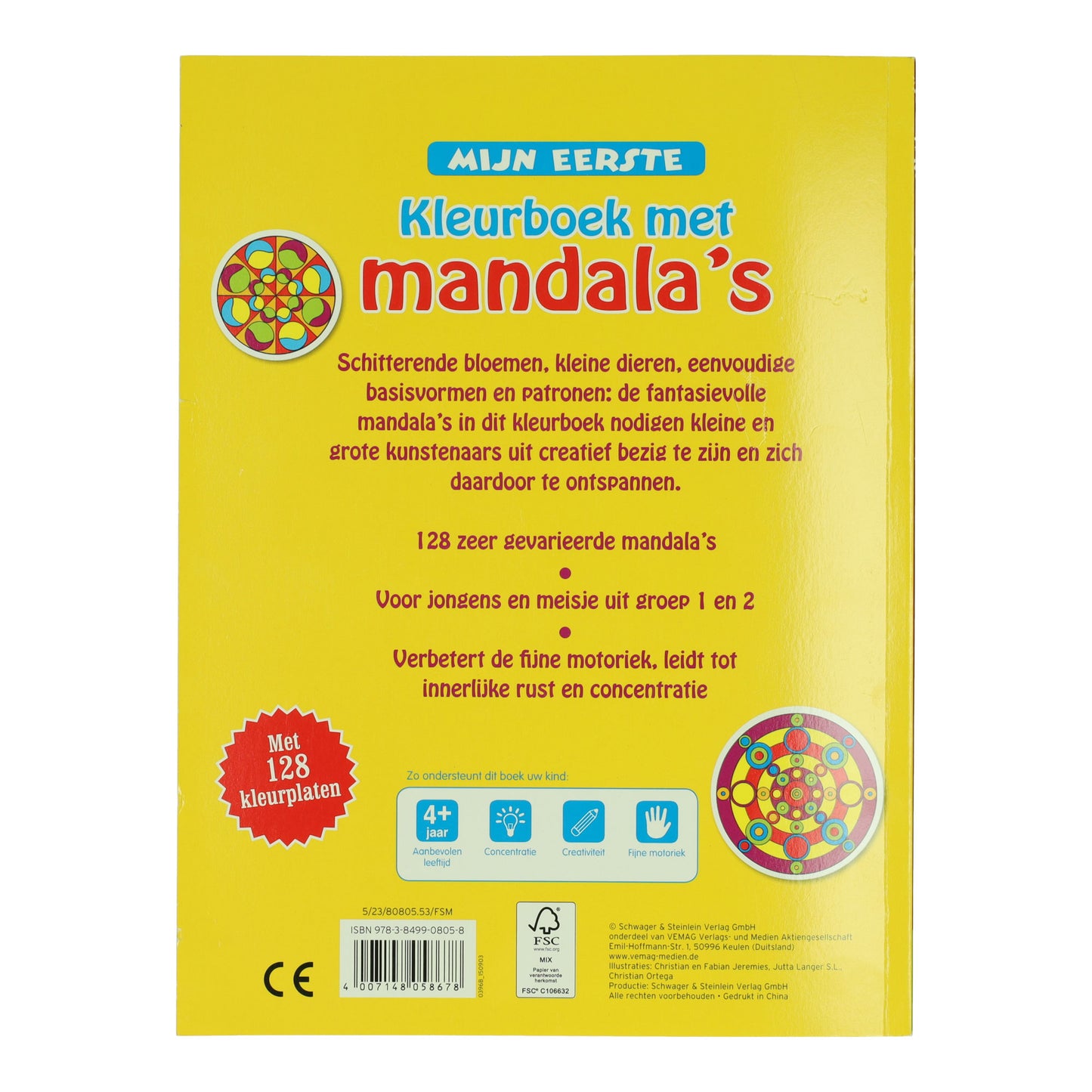 Vince l'Olanda il mio primo libro da colorare con i mandala