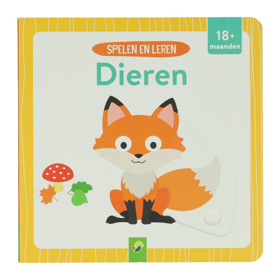 Libro deslizante de cartón Wins Holland: juega y aprende animales