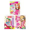 Boek specials nederland bv color fun girls kleurboek met 200 stickers