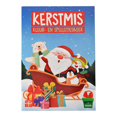 Wins Holland libro para colorear y juegos A4 Navidad