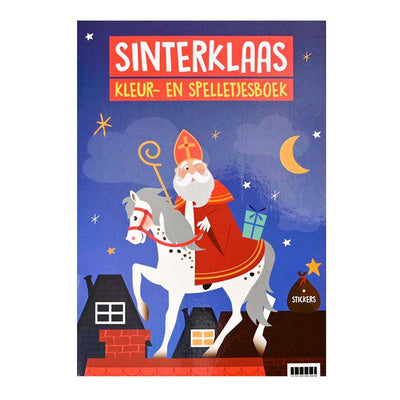 Wins Holland libro para colorear y juegos A4 Sinterklaas