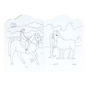 Vince l'Olanda Libro da colorare per bambini pony e cavalli, 96 pagine - afbeelding 2