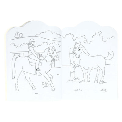 Wins holland kleurboek voor kinderen pony's en paarden, 96pag