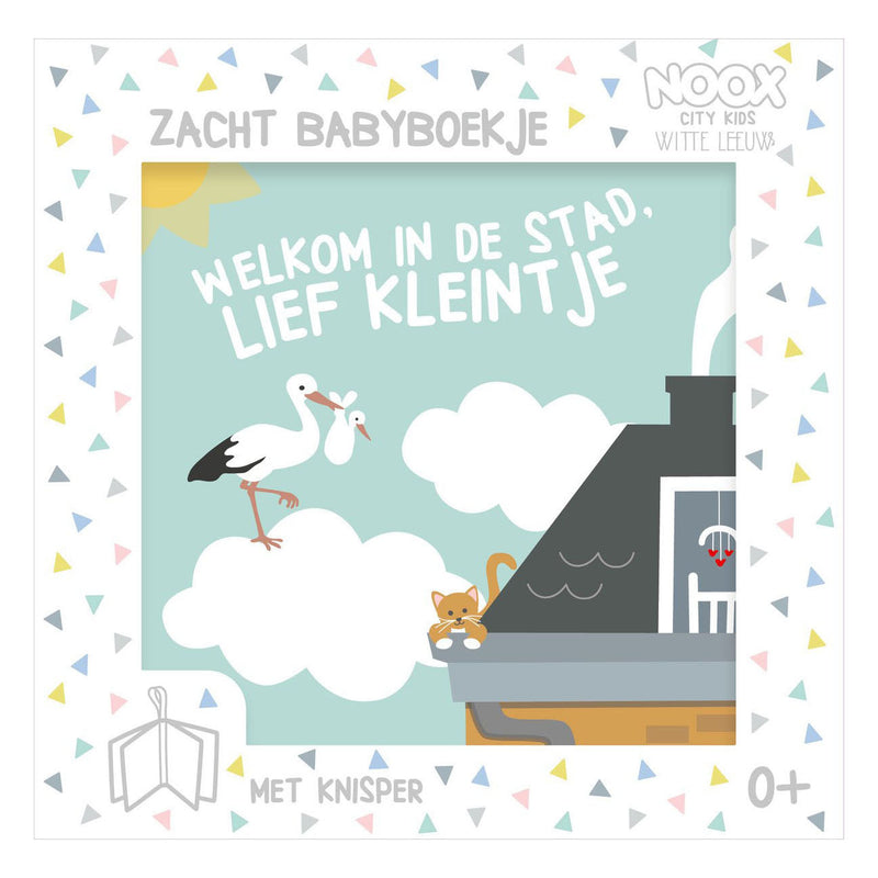 Noox City Kids Soft Baby Book Bienvenido a la ciudad Lief Kleinetje