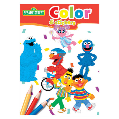 Libro especial Países Bajos bv Barrio Sésamo pegatinas de colores libro para colorear