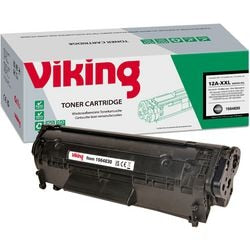 Cartucho de tinta toner vikingo hp q2612ax negro