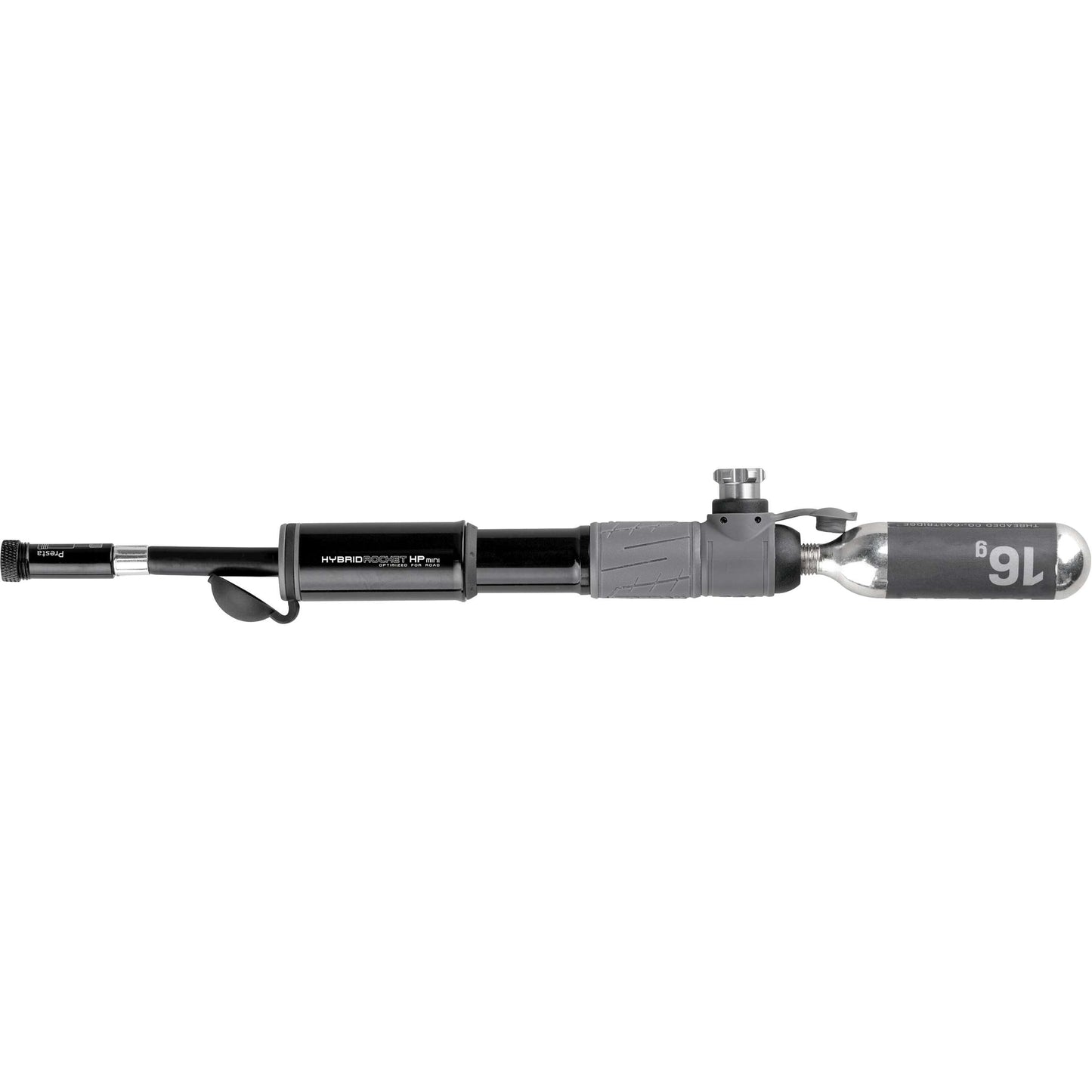 Topeak mini bomba híbrida cohete HP mini negro