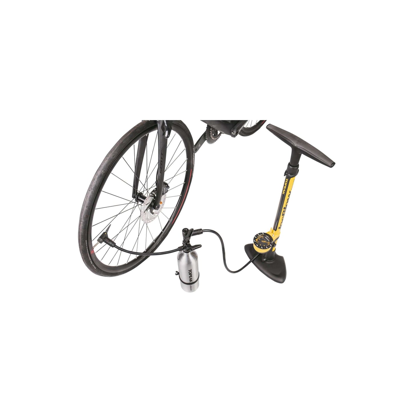 Topeak floor pump tubi booster x