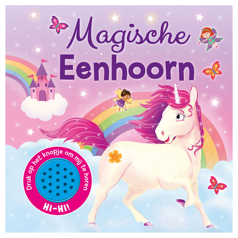 Rebo editores unicornio mágico con botón de sonido