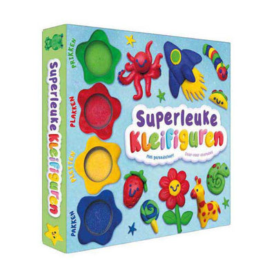 Figure di argilla super divertenti degli editori Rebo - 4 colori di argilla