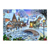 Rebo publishers jigsaw puzzle winter village - 1000 pcs.