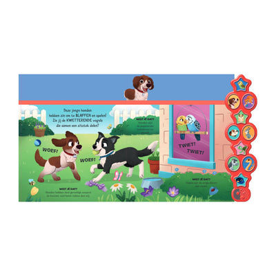 Libro di sound book animali domestici