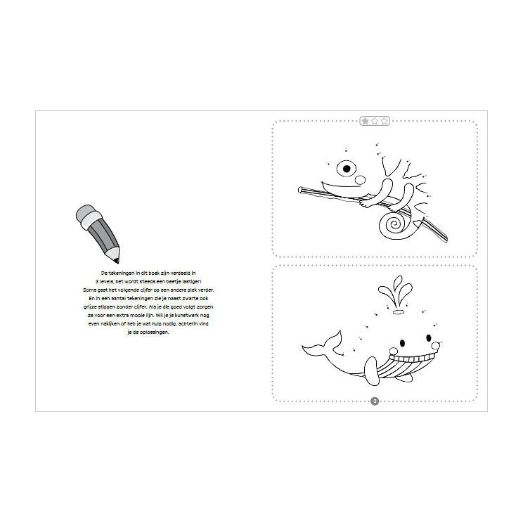 Rebo editores animales - cuaderno de dibujo punto a punto