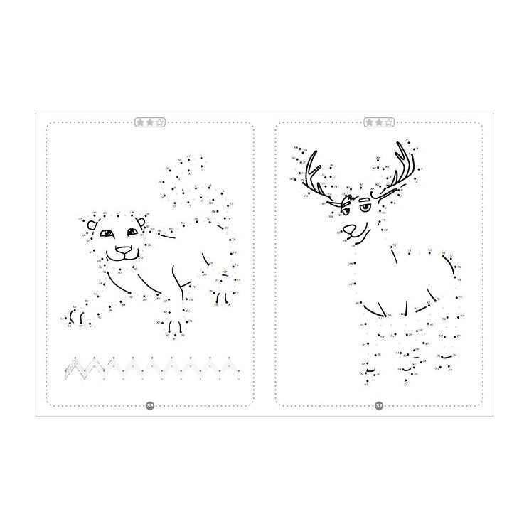 Rebo editores animales - cuaderno de dibujo punto a punto