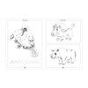 Animali della casa editrice Rebo: libro da disegno punto per punto
