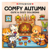 Autunno comodo degli editori Rebo: libro da colorare carino e accogliente