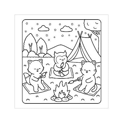 Rebo publishers comfy summer - cute cozy kleurboek
