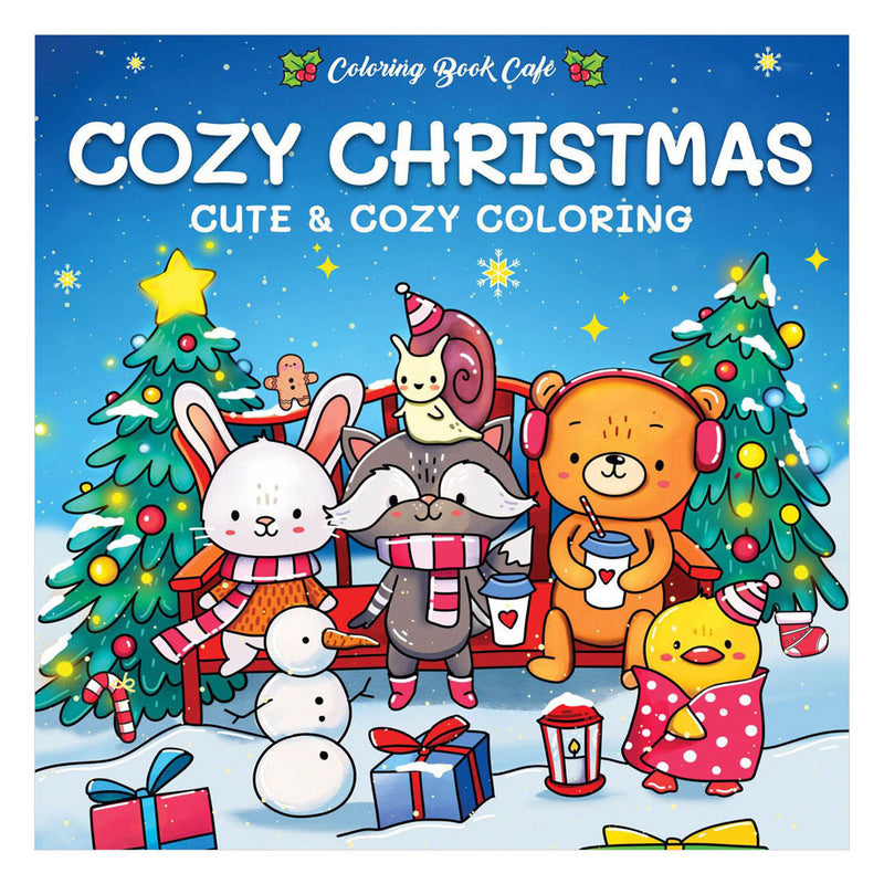 Natale accogliente degli editori Rebo: libro da colorare carino e accogliente