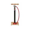 Pompa per biciclette su tavola di legno con Dunlop Valiel
