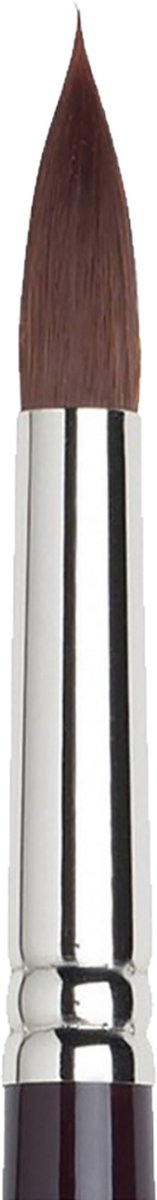 Winsor newton galeria - pennello per pittura acrilica - forma rotonda - manico corto - n. 10 spazzole - 6,3 mm