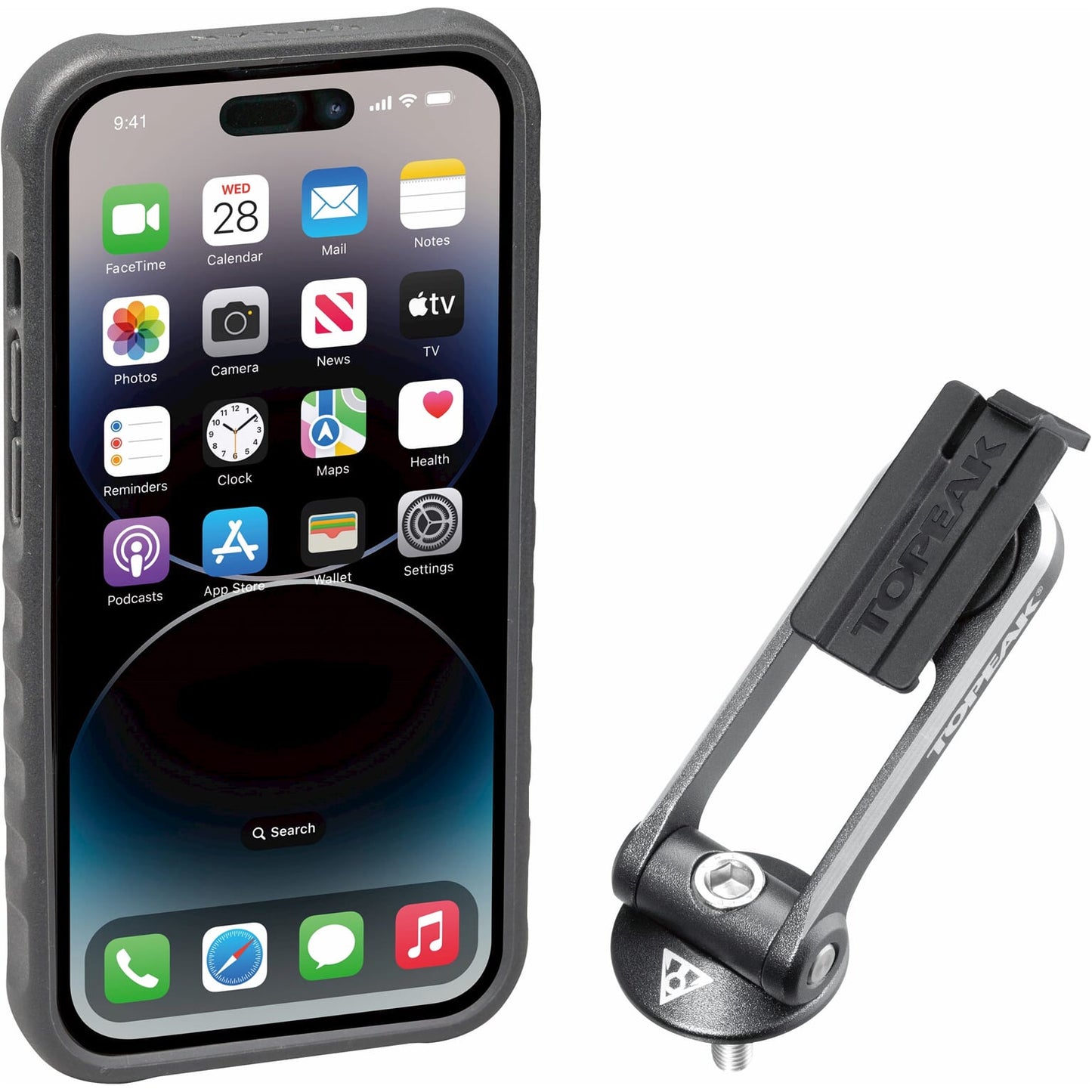 Topeak RideCase iPhone 14 incl. bevestiging