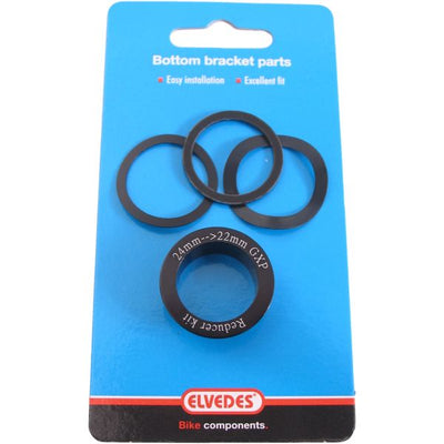 Set di riduzioni Elvedes - adattatore movimento centrale da 24 mm a 22 mm GXP (4 pezzi)