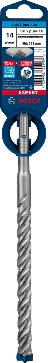 Trapano a percussione Bosch Expert sds plus-7x 14 x 150 x 215 mm