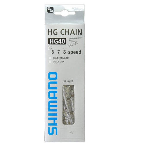 Collar Shimano HG40 6 7 8V 116 Schakels - Gray