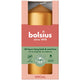 Candela a colonna Bolsius 120 58 arancione dorato metallizzato | 6 pezzi