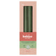 Candele gotiche Bolsius 245 24 scatola 4 verde metallizzato | 2 pezzi