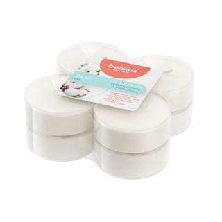 Bolsius Maxilichten True profumo di cotone fresco 8 pezzi 8 ore