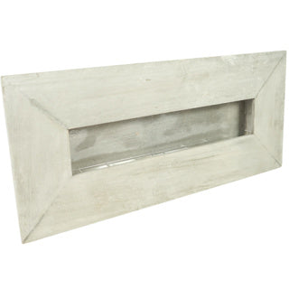 Decorazione murale in legno imbiancato 51,5 cm | 5 pezzi