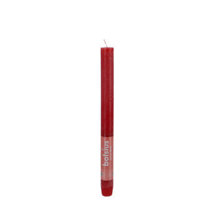 Bolsius dinekaars rustico delicato rosso