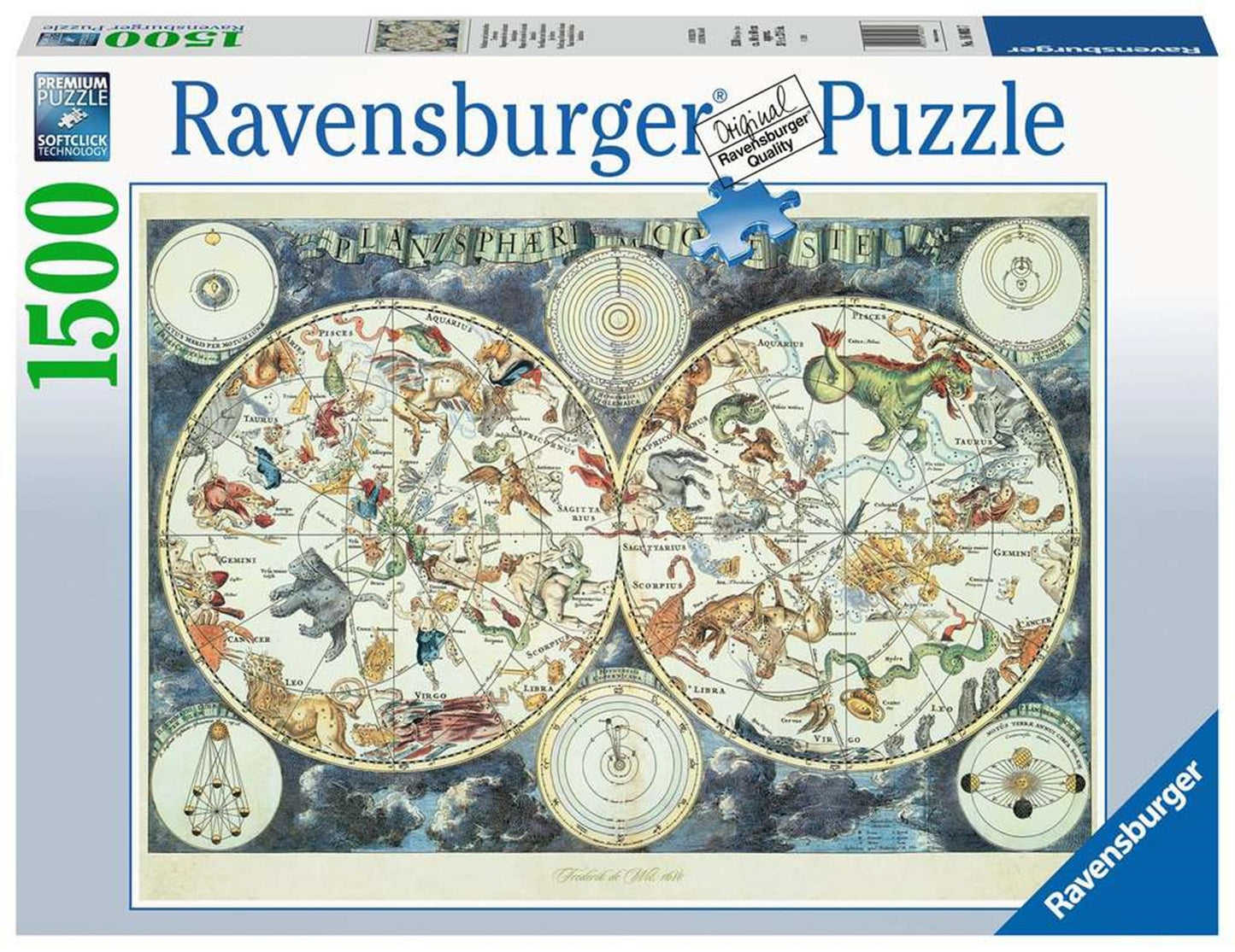 Ravensburger rompecabezas mapa del mundo animales