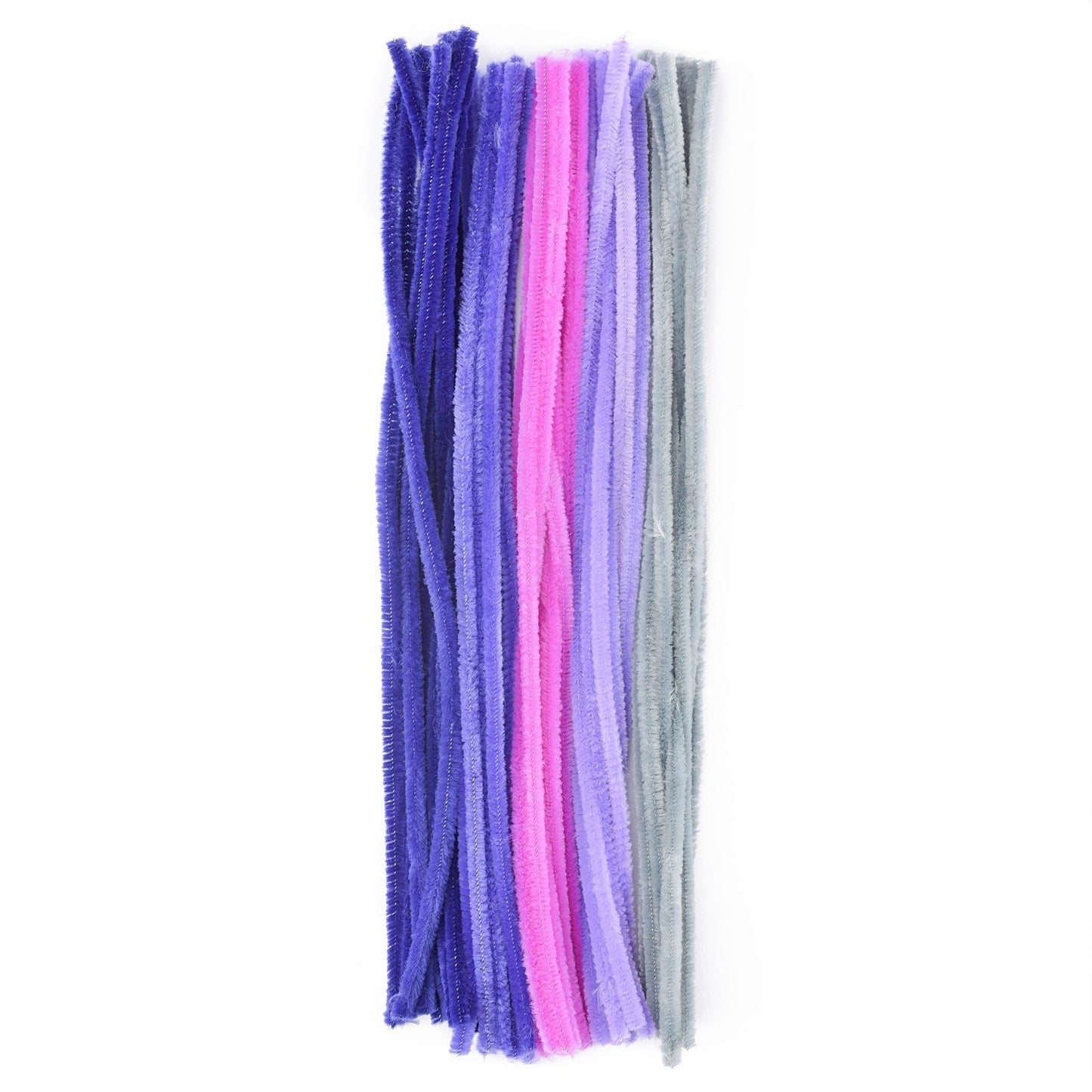 Vaessen creative • hilos de chenilla 6mm 50 uds. 30cm morado