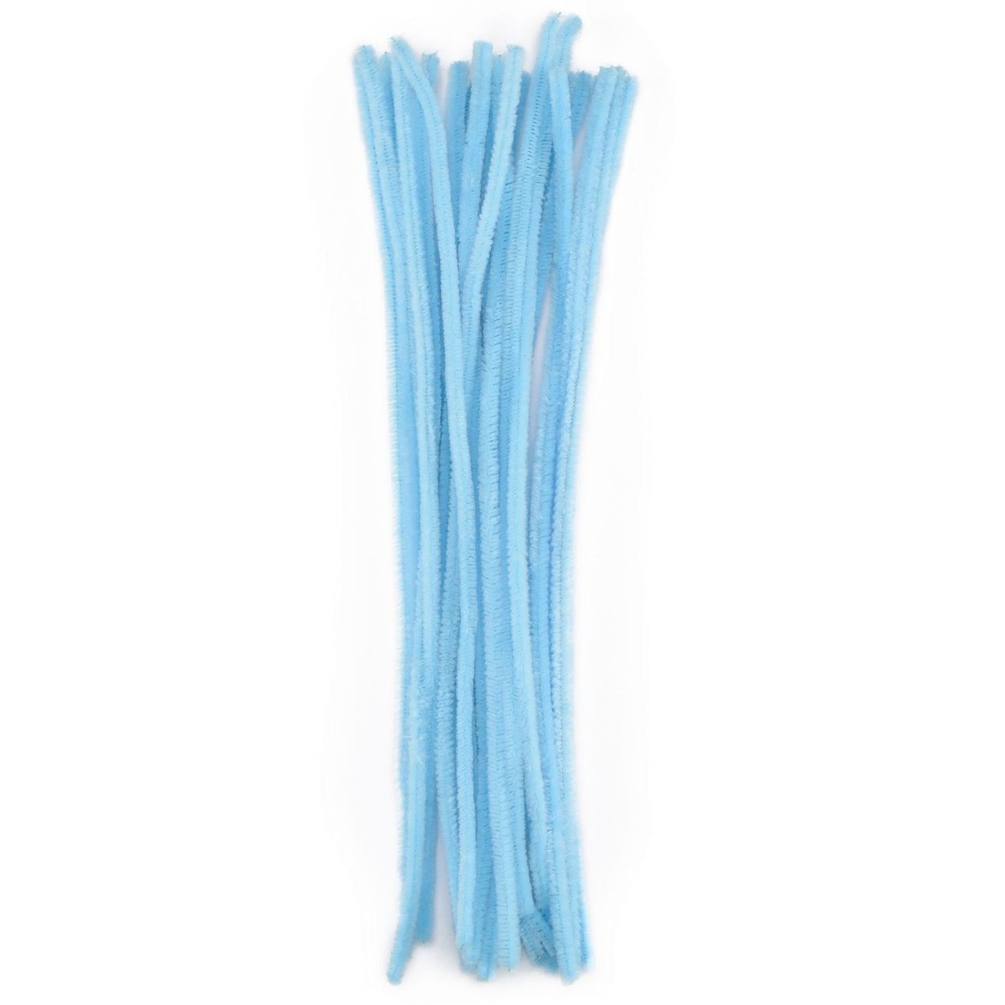 Vaessen creative • hilos de chenilla 6mm 25 uds. 30cm azul claro