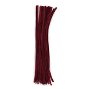 Vaessen creative • chenilledraden 6mm 25st. 30cm bordeauxrood - afbeelding 1
