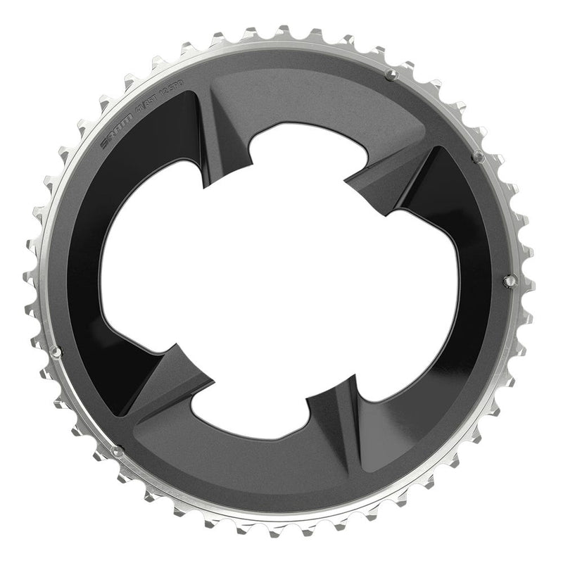 Pignone Sram rival assi 2x12 passo 107 46 denti nero