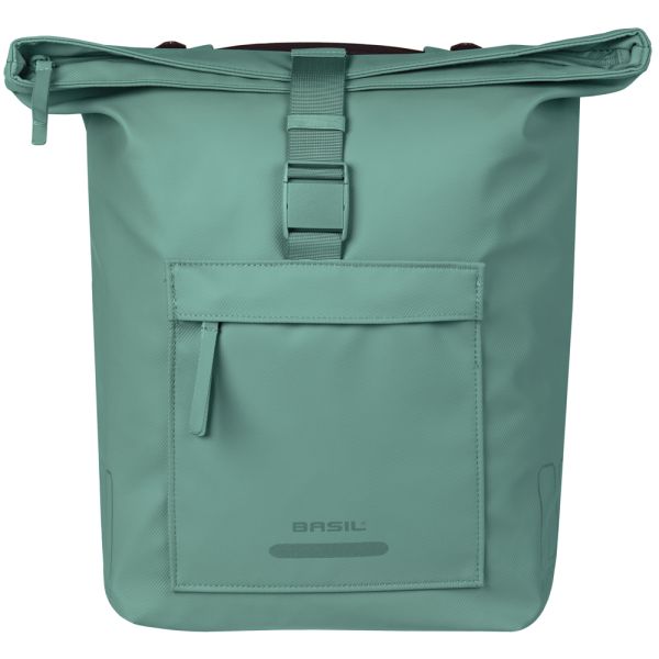Basil borsa doppia da bicicletta brooklyn mik 41l 14 x 30 x 37 cm - verde