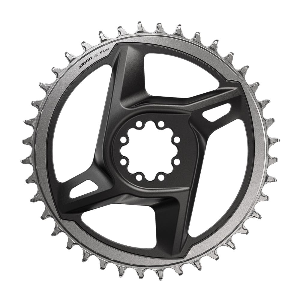 Sram tandwiel 38 tands e1 direct mount x-sync grijs xplr red force 8 bouts