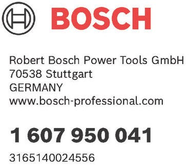 Bosch accessories spare keys for gear ring drill chucks s3, a, 110 mm, 50 mm, 4 mm, 8 mm 1st - 1607950041