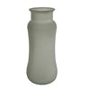Vaas redondo groen en mat groen glas