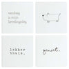 No brand onderzetters wandtegels 10 x 10 cm set van 4 | 8 stuks