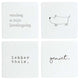Azulejos de pared costera 10 x 10 cm Juego de 4